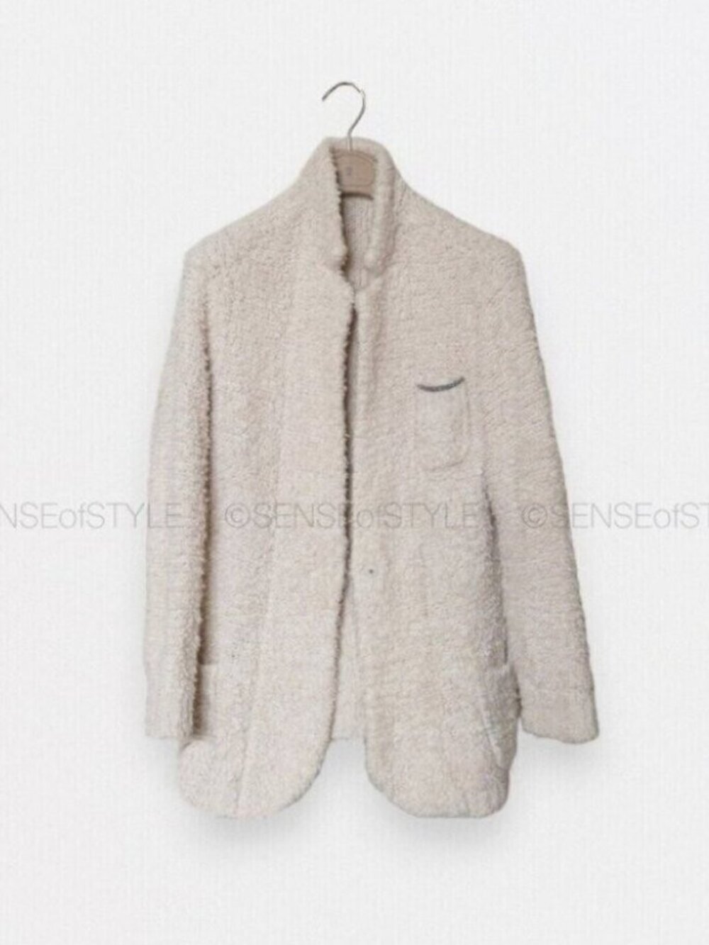 Brunello Cucinelli Boucle Cashmere Jacket Women’s Cardigan Size L